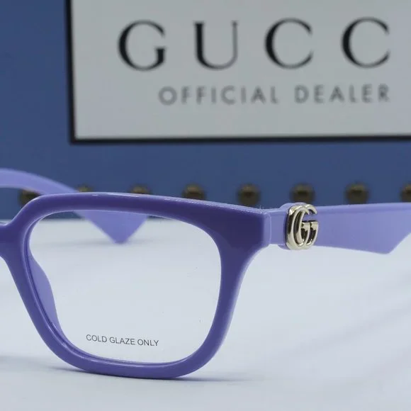FINAL PRICE NEW GUCCI GG1536O 008 VIOLET EYEGLASSES
